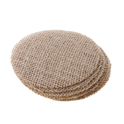 Burlap Round Pcs Small