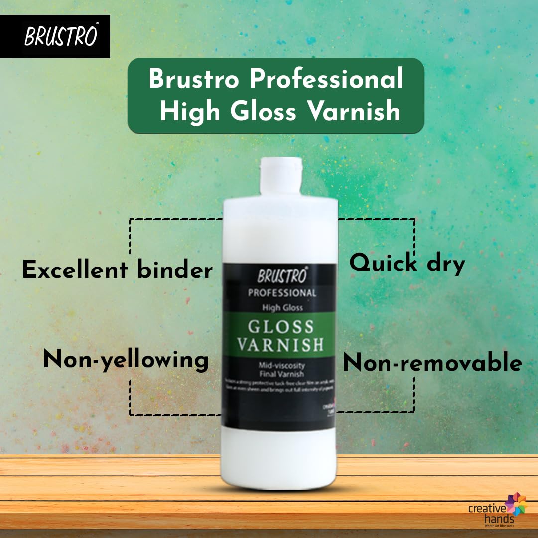 Gloss Varnish 200ml Brustro