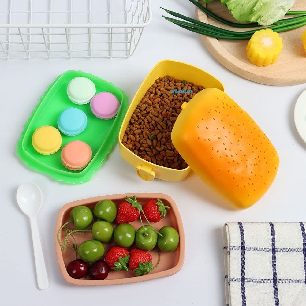 Burger Blast Lunch Box Rectangle