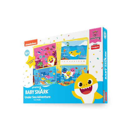 Funskool Baby Shark Puzzle 4 in 1