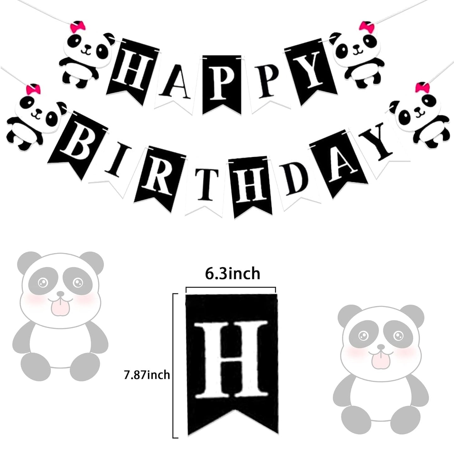 Birthday Banner- Panda