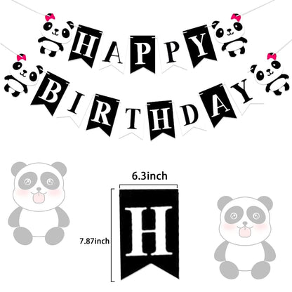 Birthday Banner- Panda