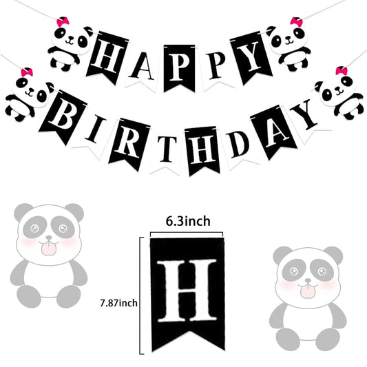 Birthday Banner Panda