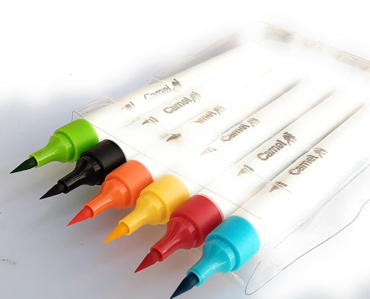 Camel Brush Pen Set of 6