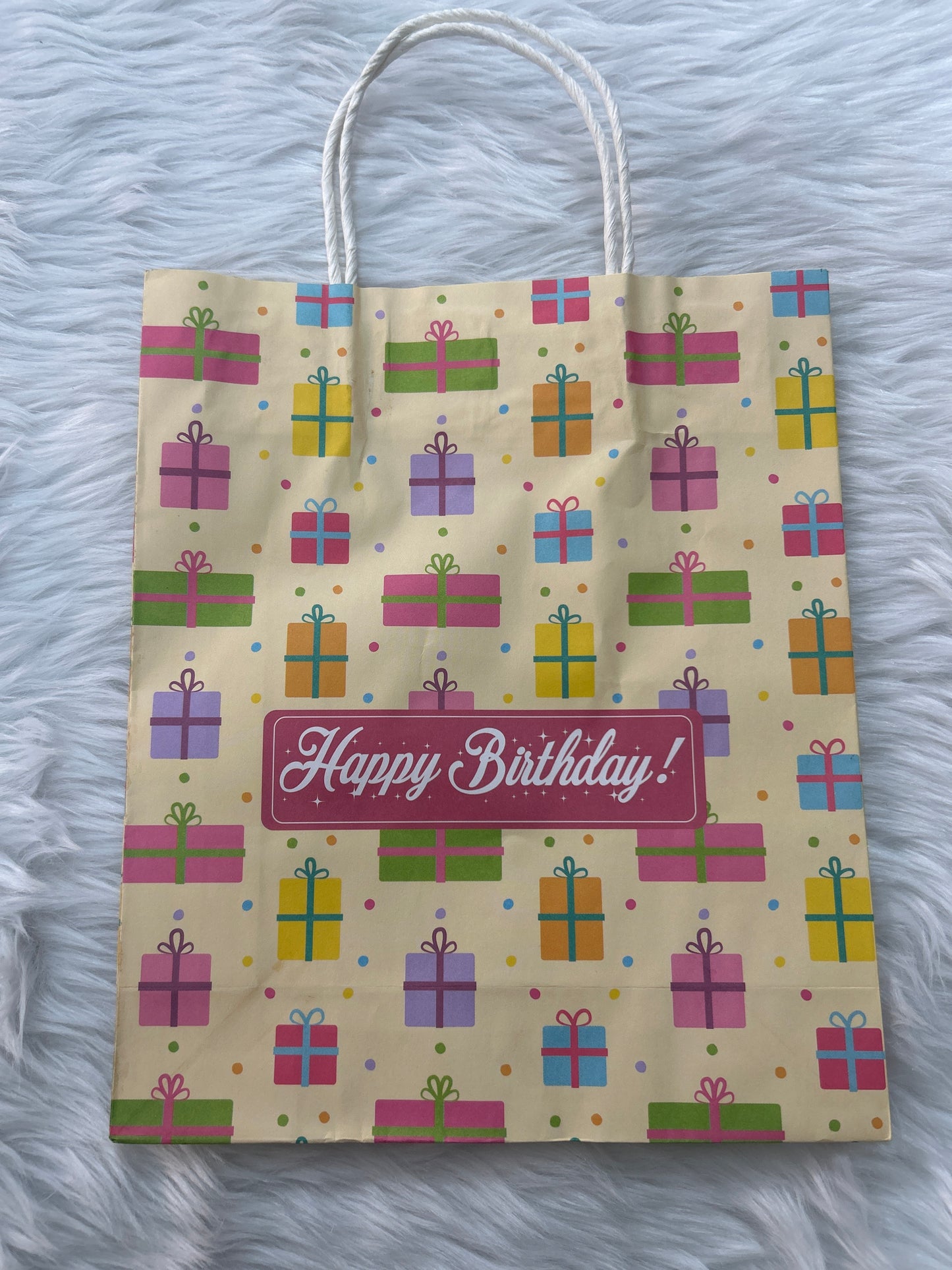 Happy Birthday Gift Print Bag Small