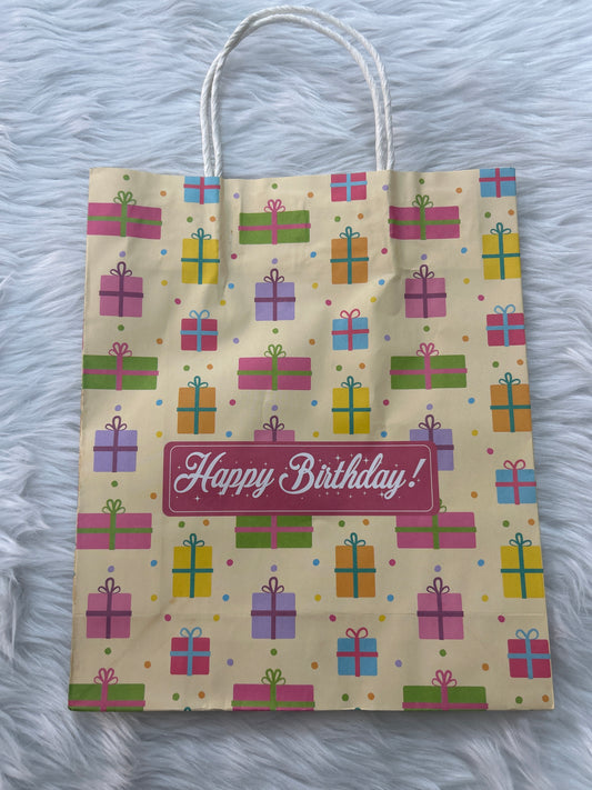 Happy Birthday Gift Print Bag Small