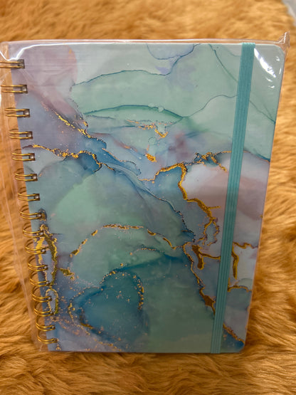 A5 Spiral Diary 1801-4- Alcohol Ink Design