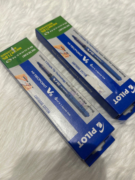 Pilot Hi-Tecpoint Cartraige Pen V5 Black