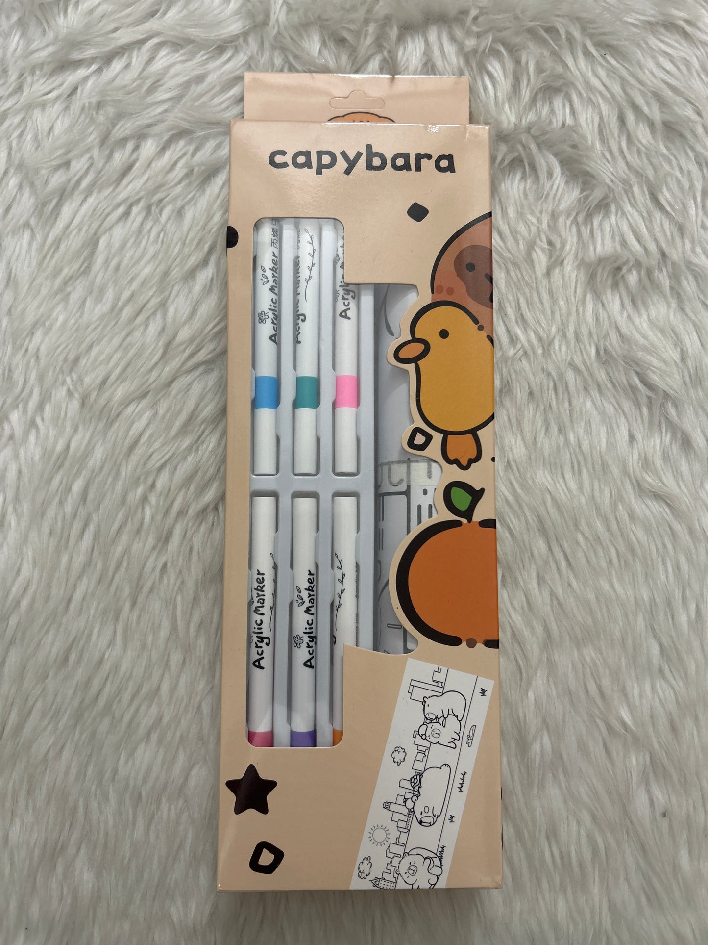 Fancy Colouring Kit With Acrylic Marker