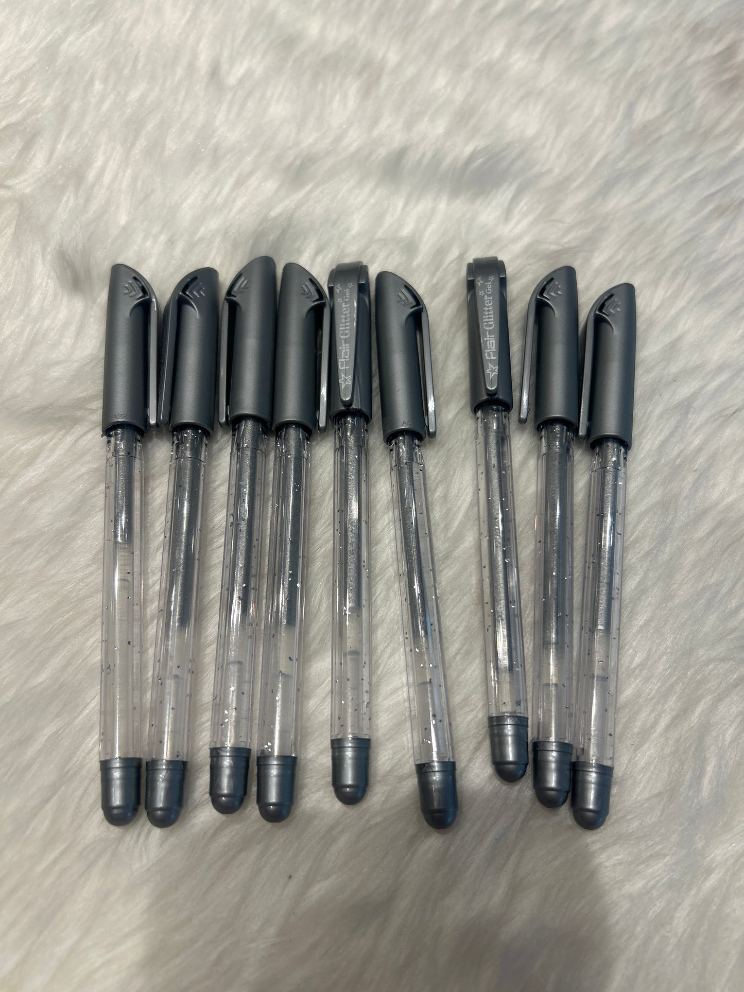 Flair Glitter Pen- Silver