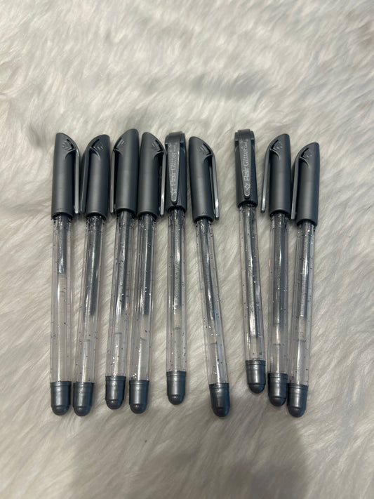 Flair Glitter Pen- Silver