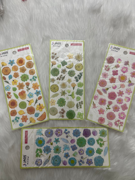Fancy Sticker Flower (With Love) ZW-CC