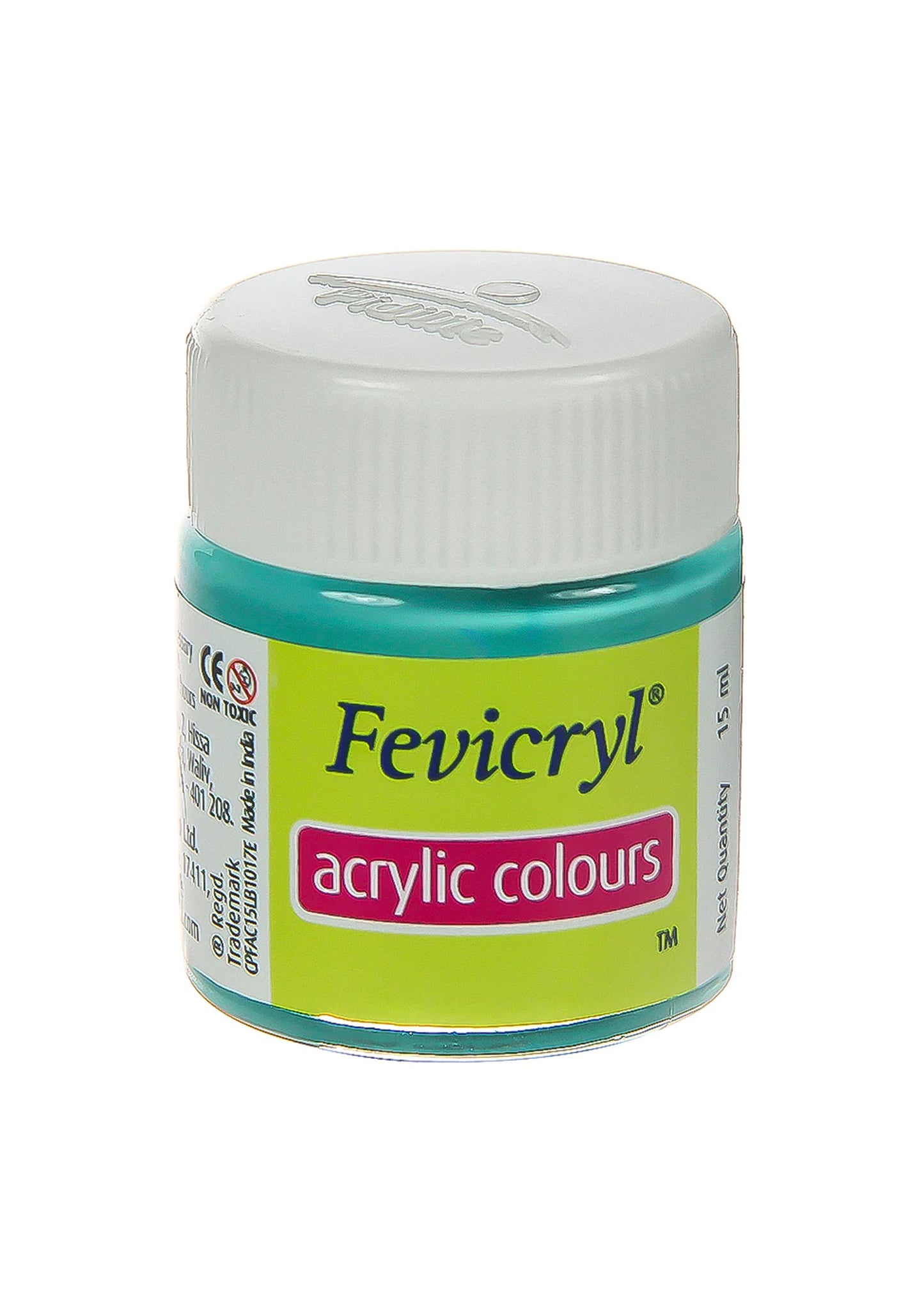 Fevicryl Acrylic Colours 15 ml (Teal Blue 68)