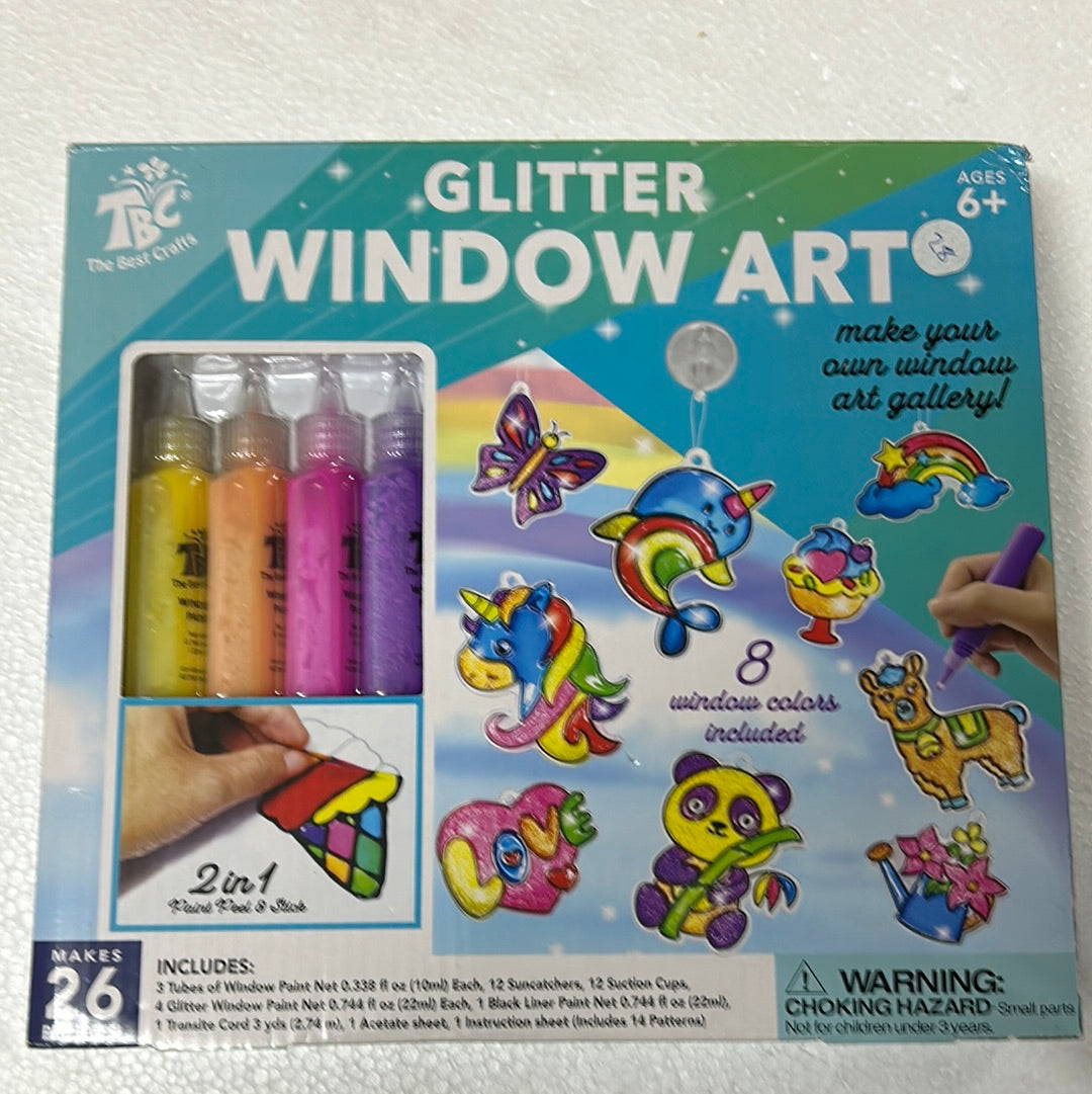 Glitter Window Art