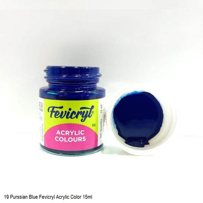 Fevicryl Acrylic Colours 15ml (Prussian blue 19)