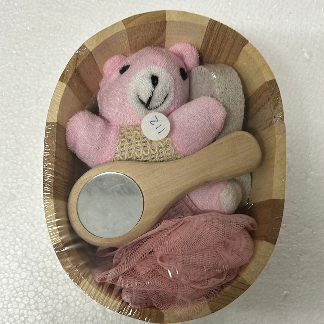 Loofah set with Soft Toy