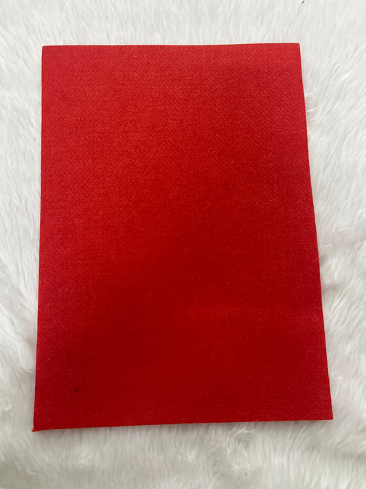 A3 Nonwoven Felt Sheets - Red
