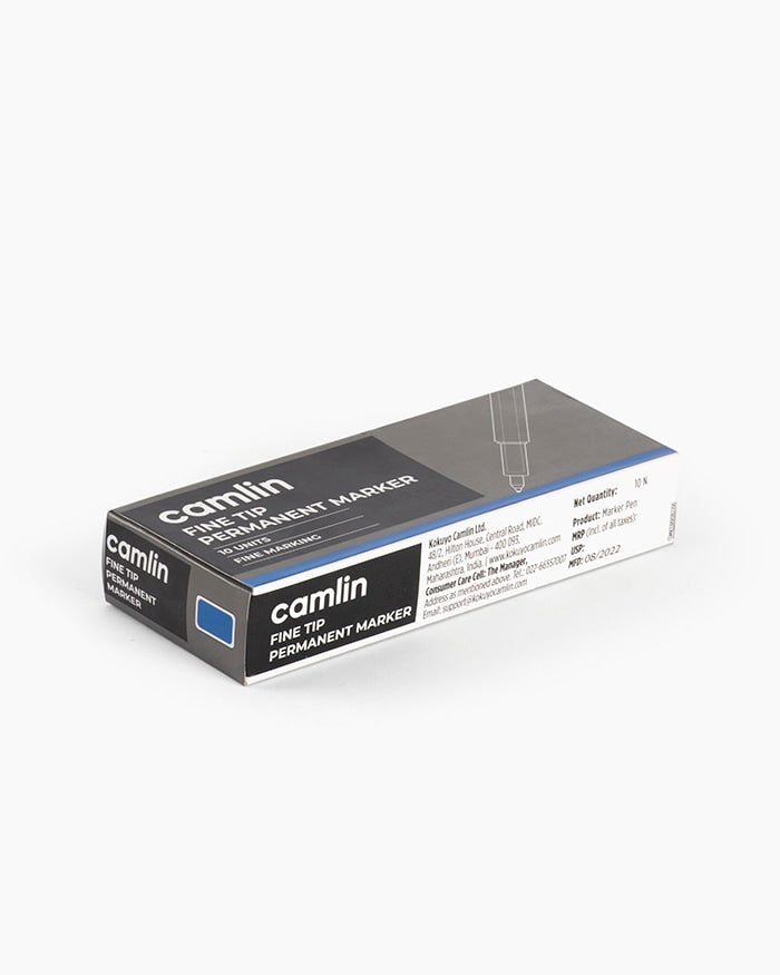 Camlin Fine Tip Permanent Marker Blue