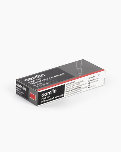 Camlin Fine Tip Permanent Marker Red