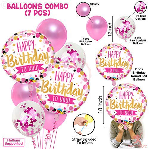 7 Pcs Confetti Balloons by Gifthubmart