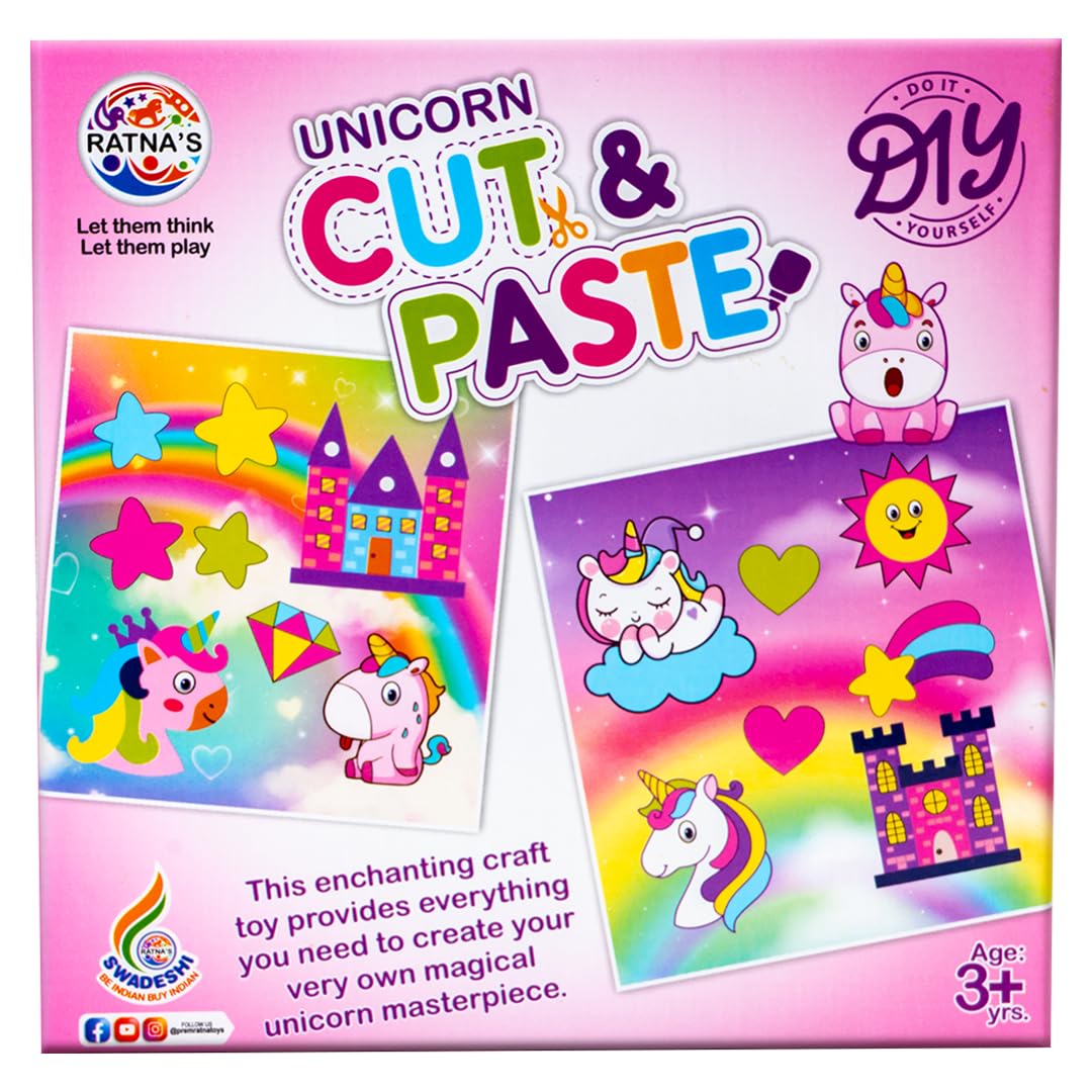 Ratna Unicorn Cut & Paste DIY