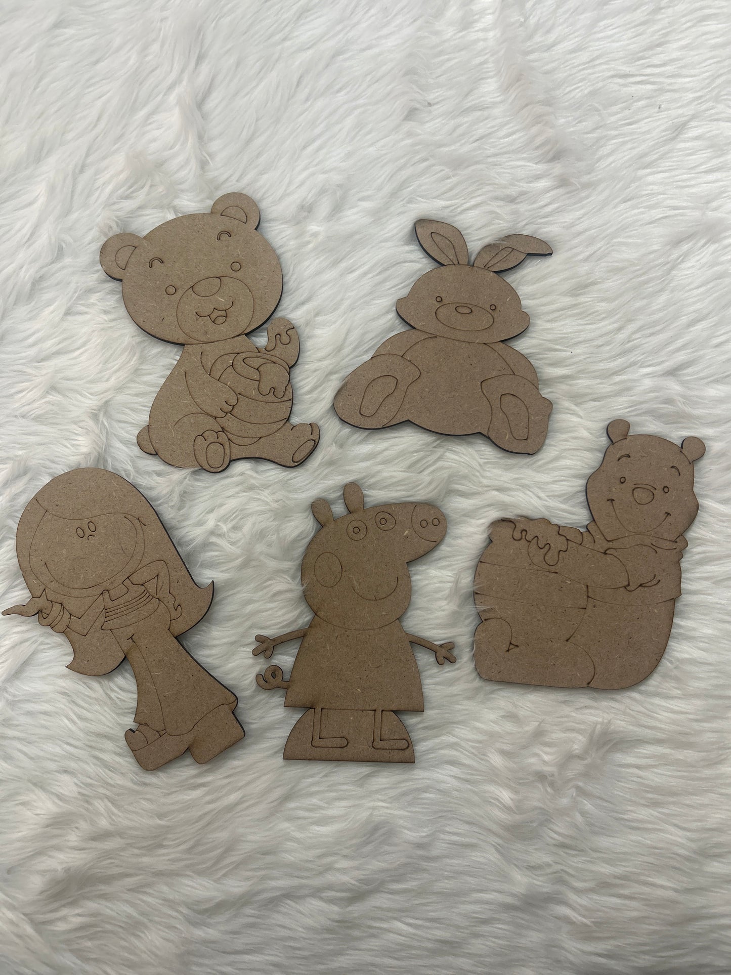 DIY MDF Art 5pc Set