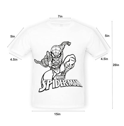 Ratna- Paint Your T-Shirt- Marvel Spider Man