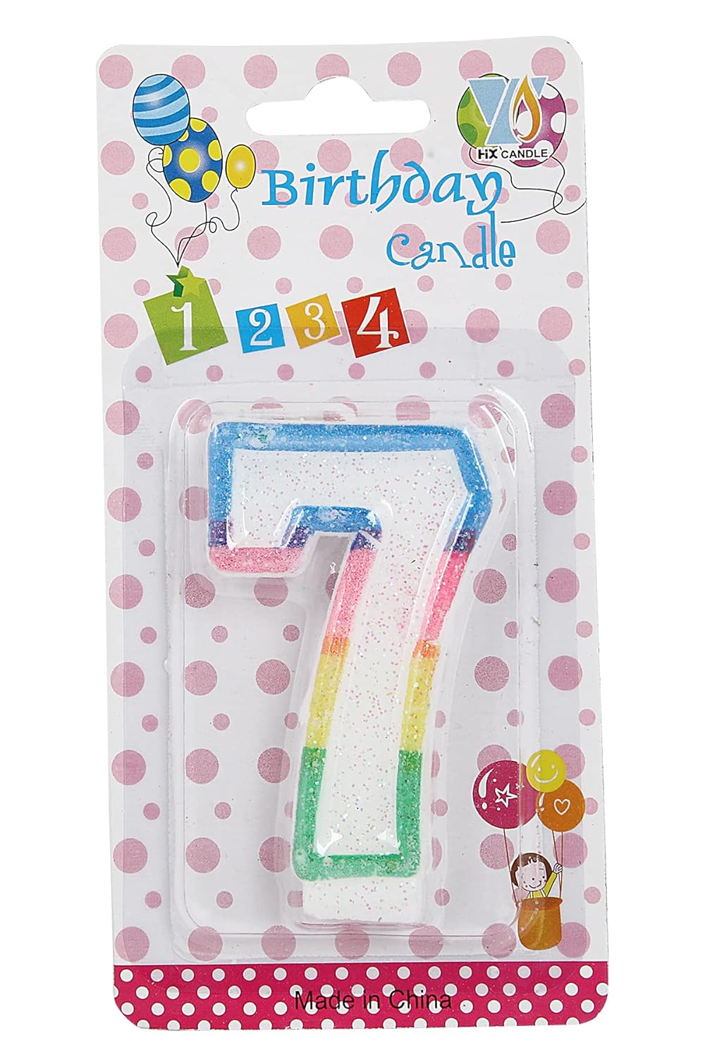 Birthday Number Candle 7