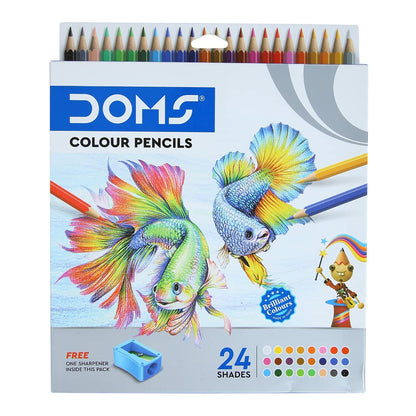 DOMS 24 Shade Colour Pencils