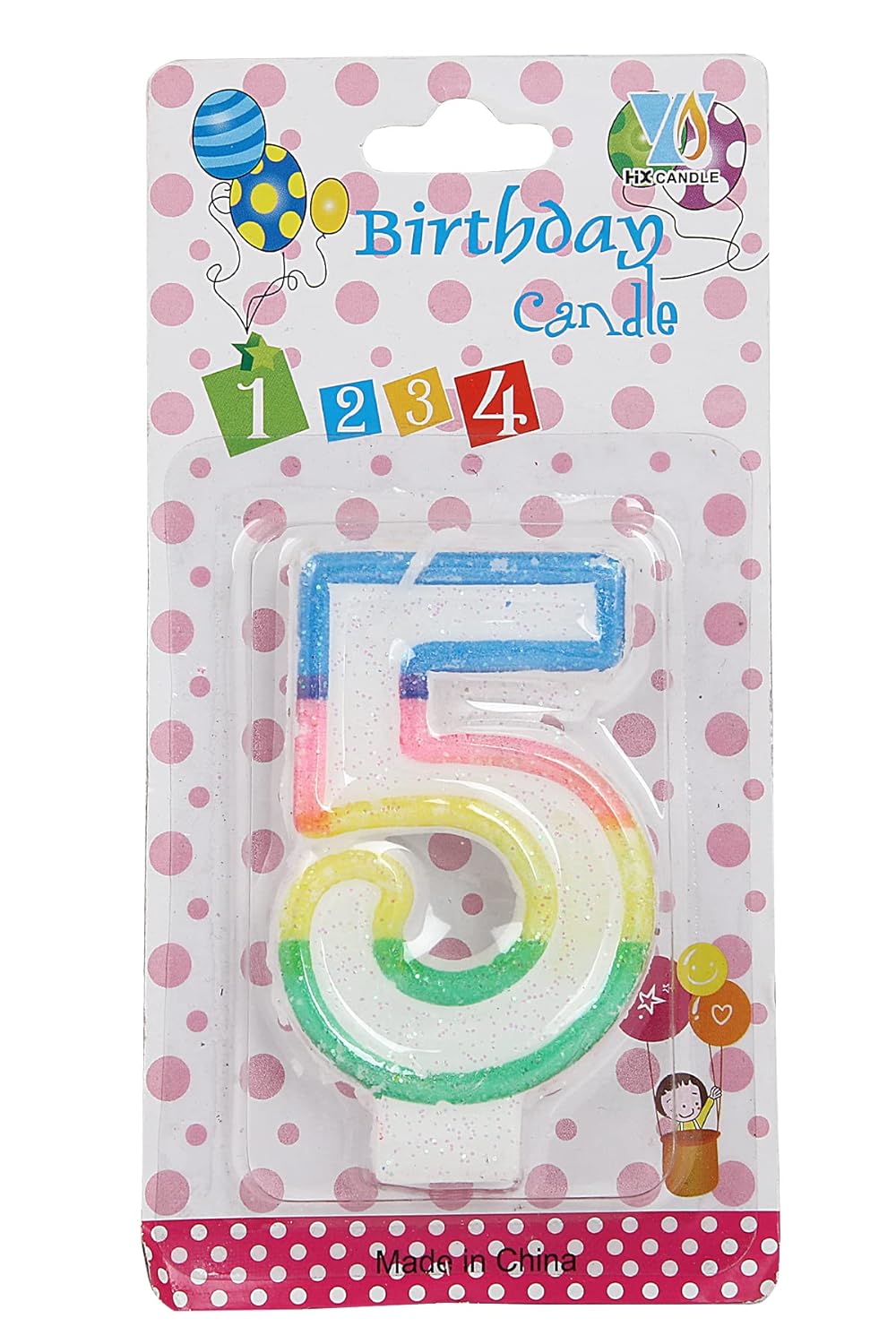 Birthday Number Candle 5