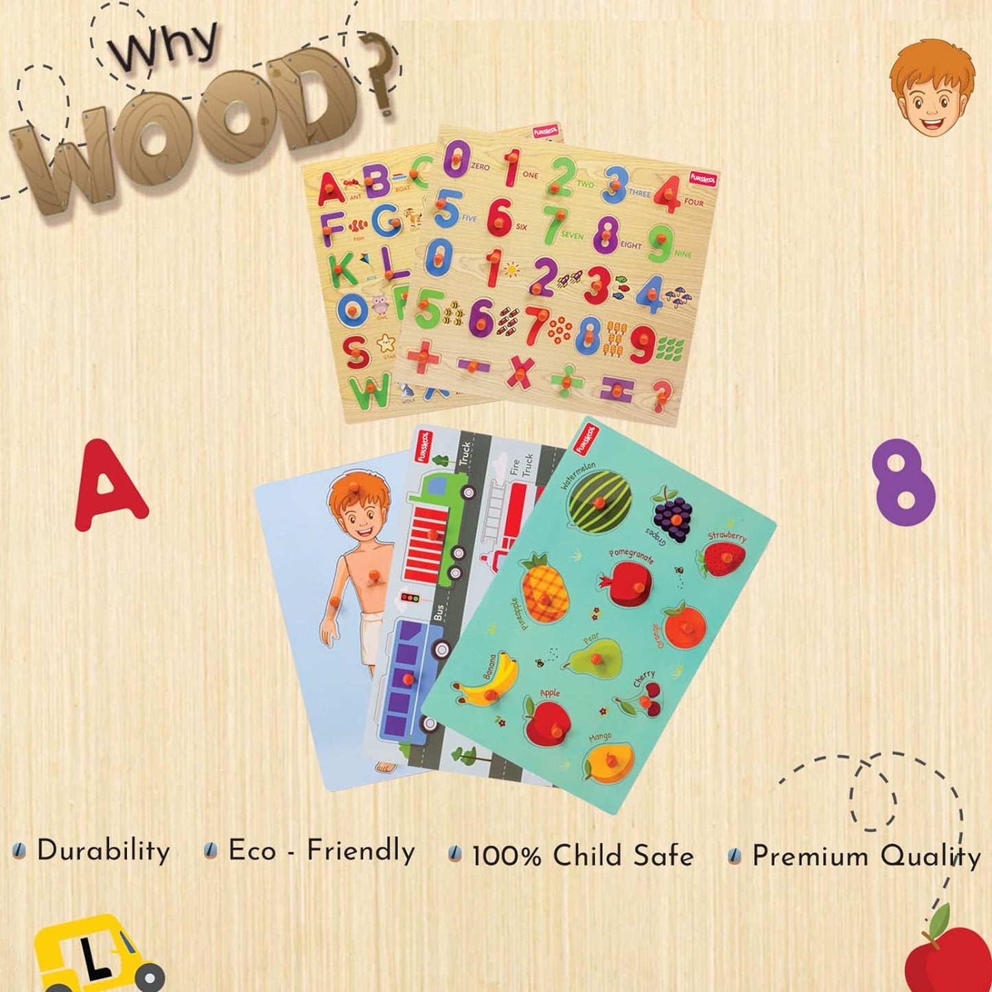 Funskool Body wooden puzzle