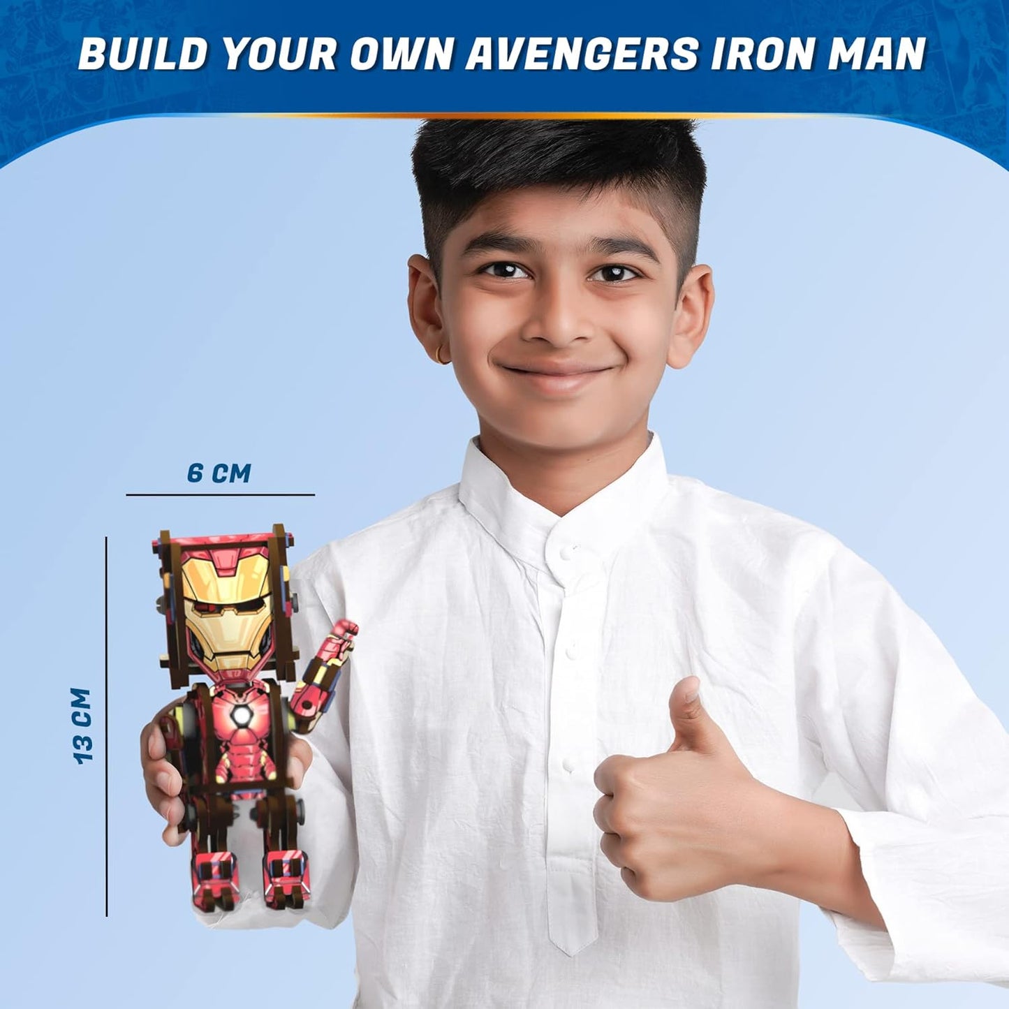 Skillmatics Buildables Ironman Action Figure