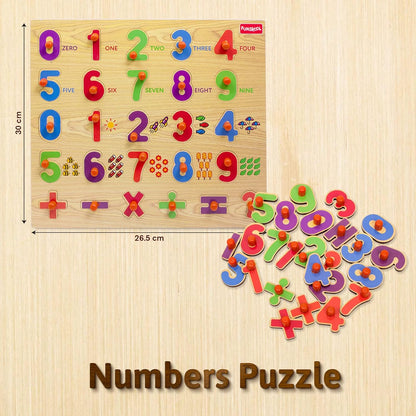 Funskool Numbers Wooden Puzzle