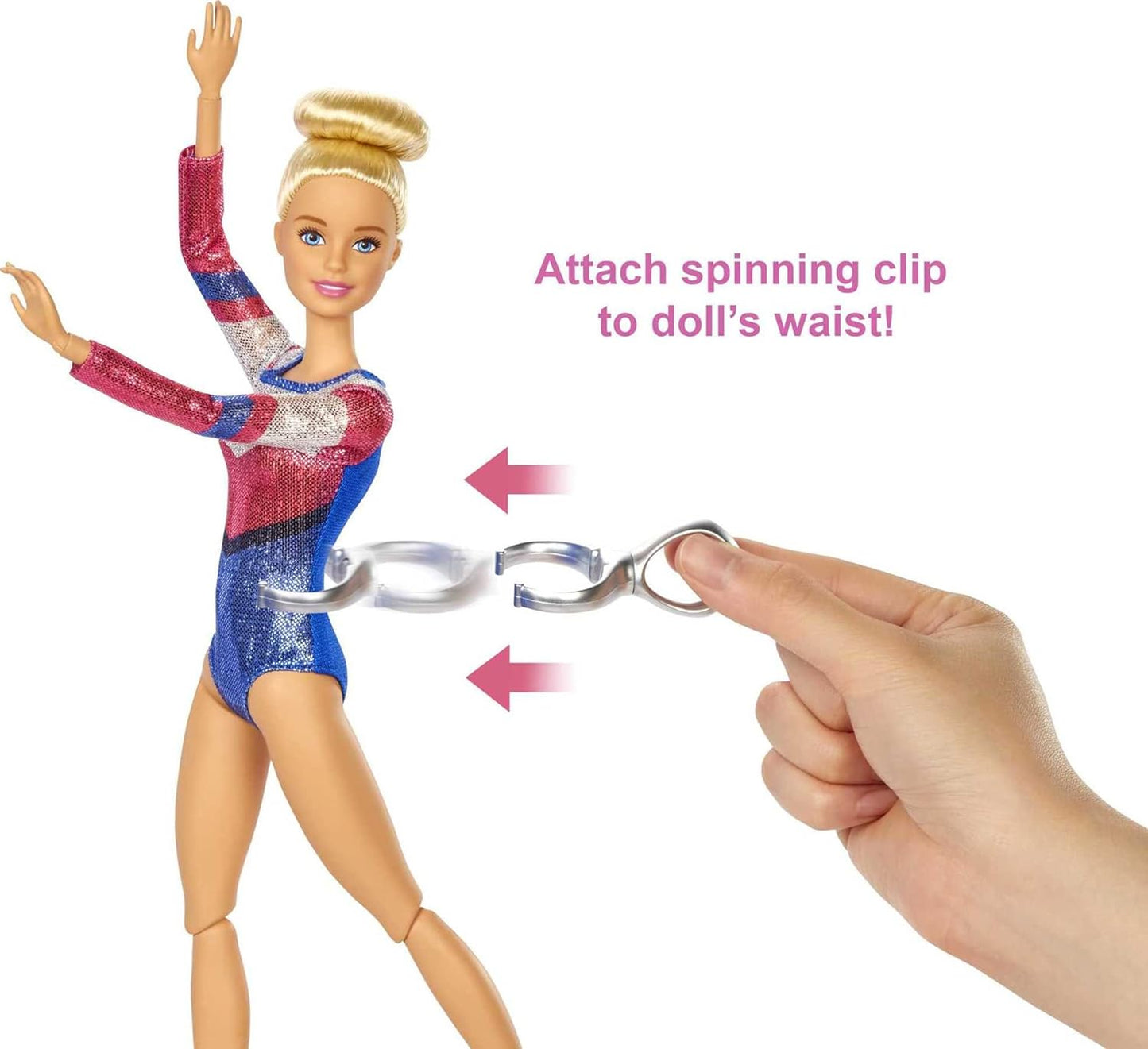 Barbie Gymnastics Playset with Doll (GJM72)