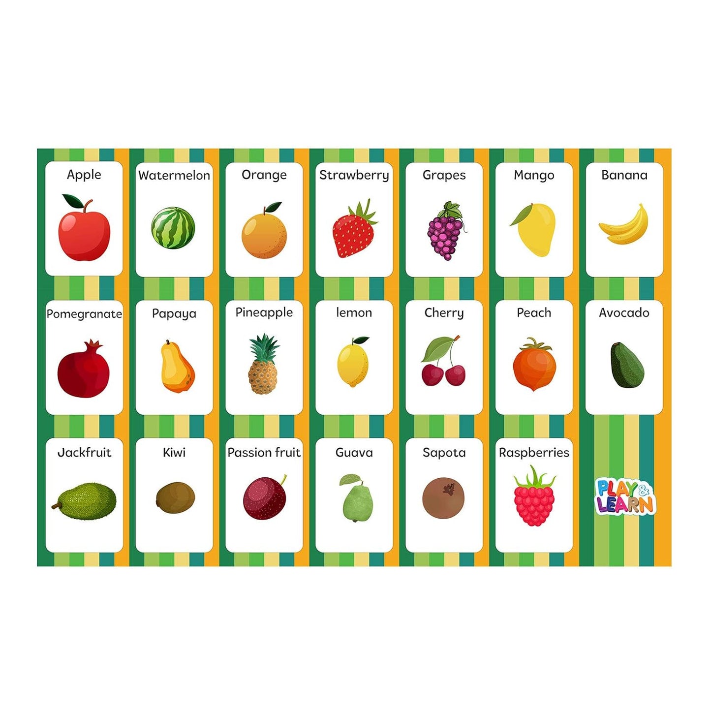 Funskool Flash Card Fruit