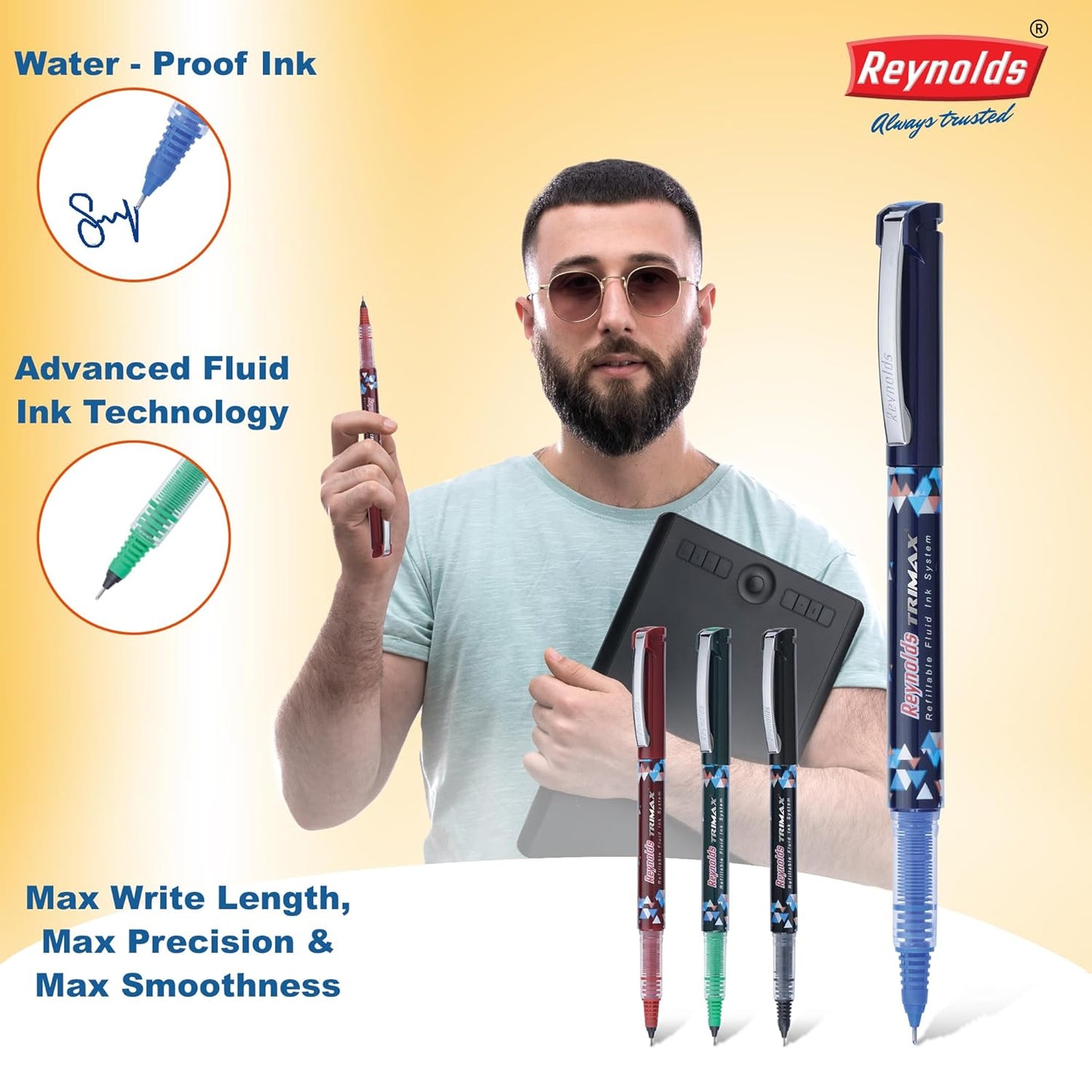 Reynolds Trimax Pen (Black)