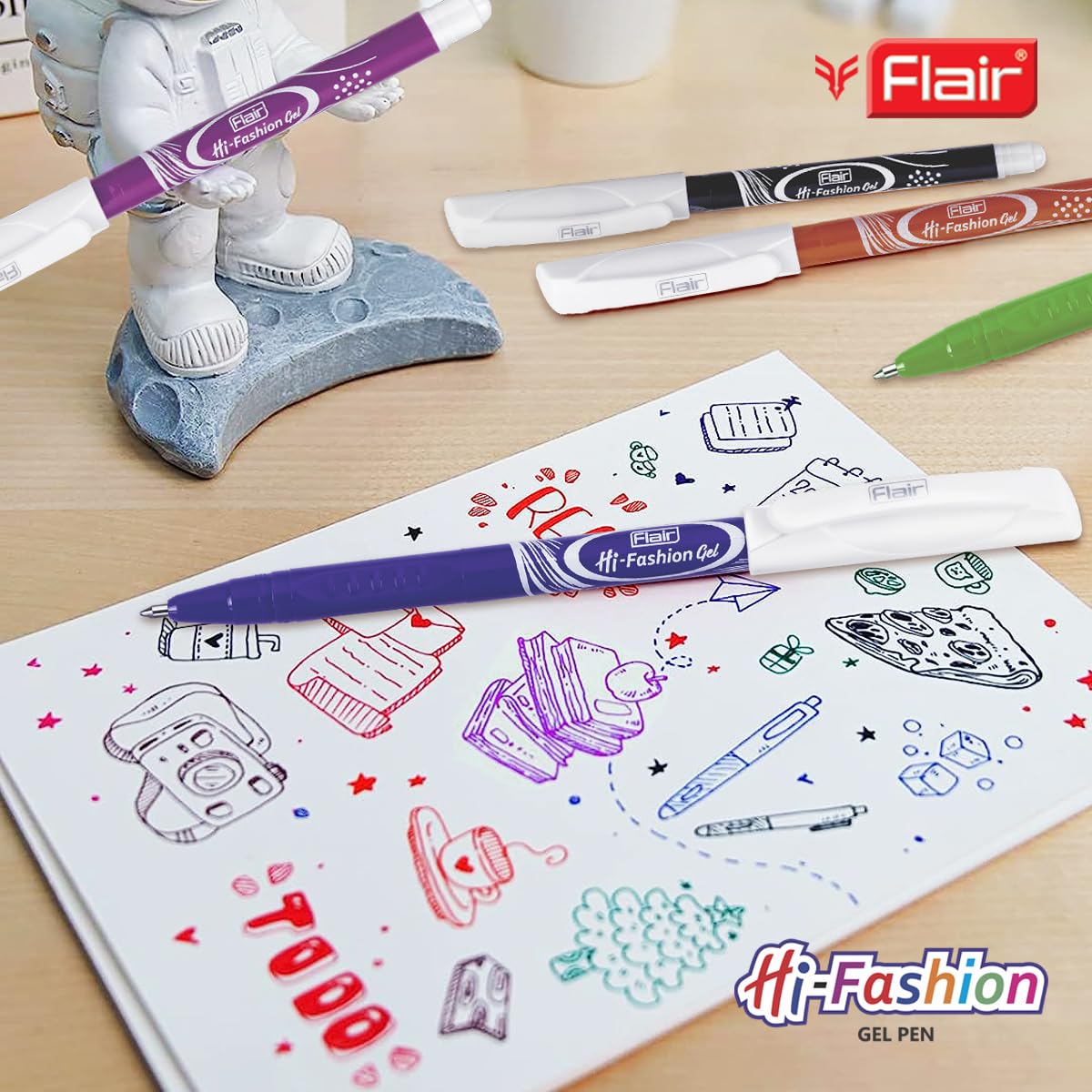 Flair Hi-Fashion Colourful Gel Pen