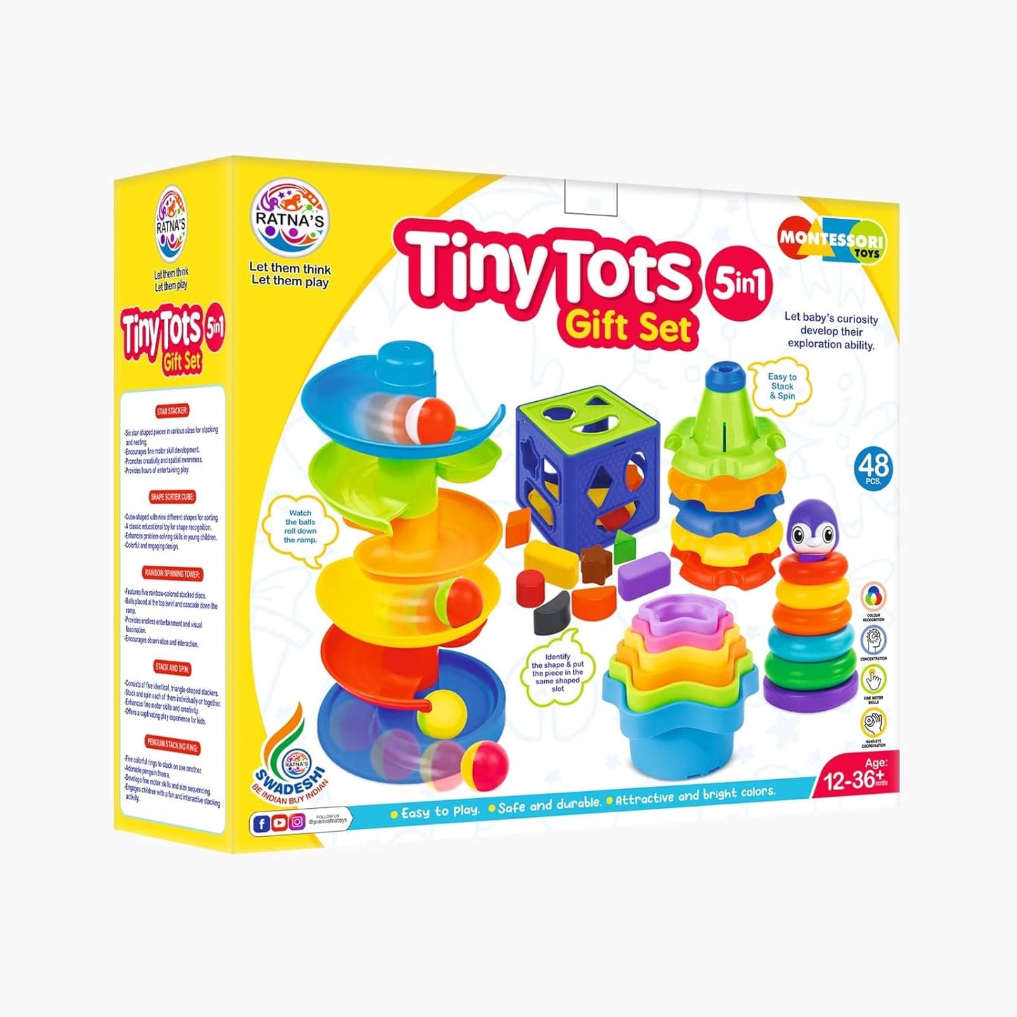 Ratna TINY TOTS GIFT SET 5 IN 1 12m+