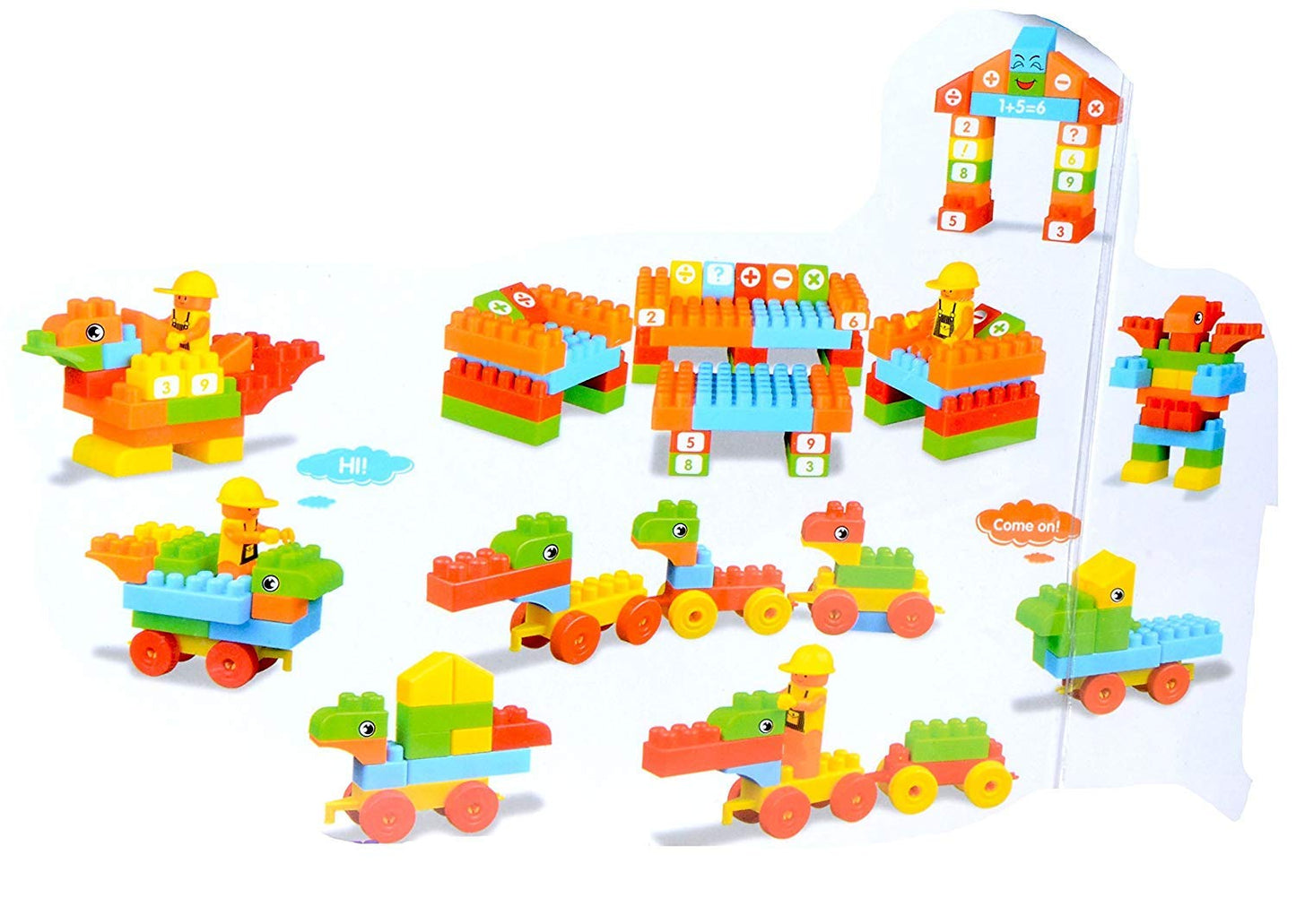 Educational Blocks- 92 Pcs