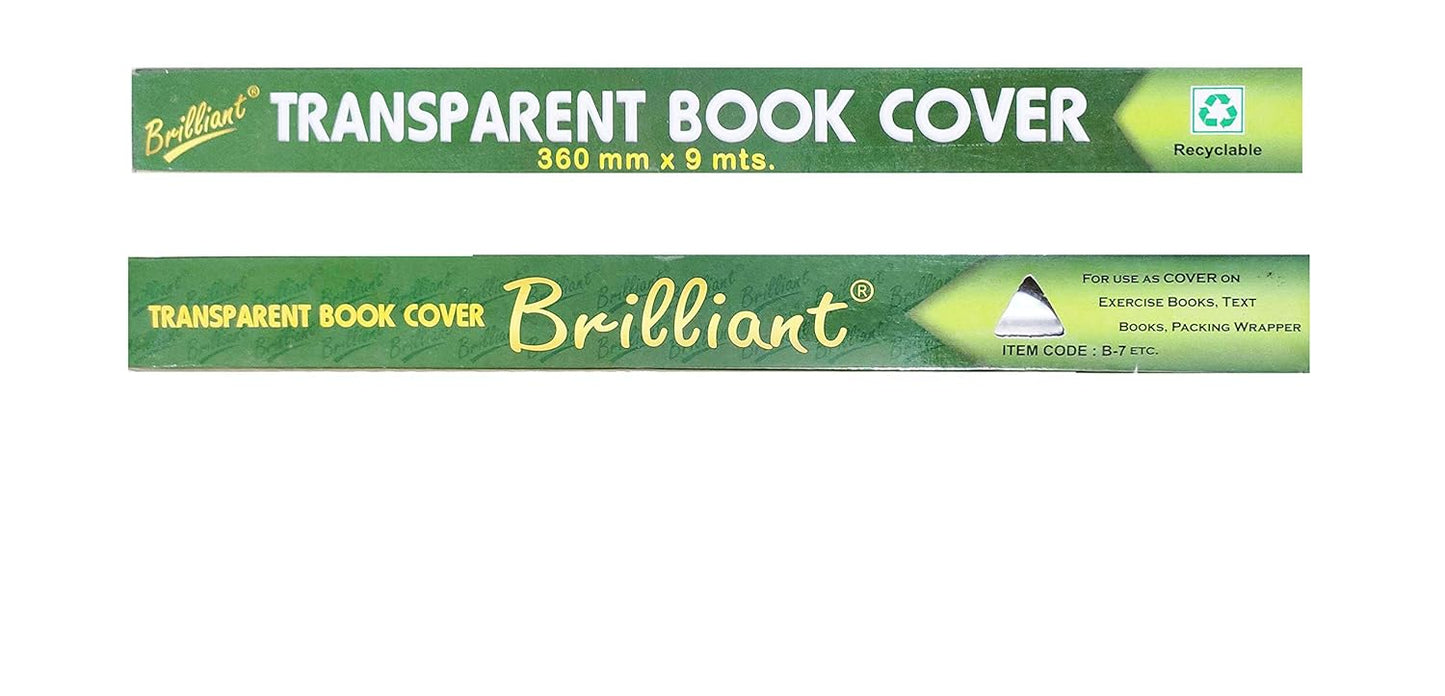 Brilliant Transparent Book Cover