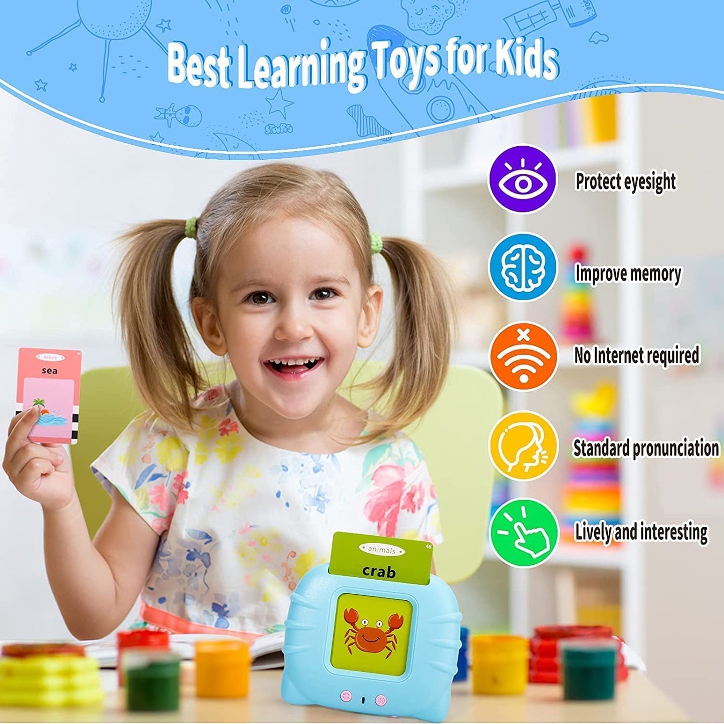 Children Voice Flash Cards