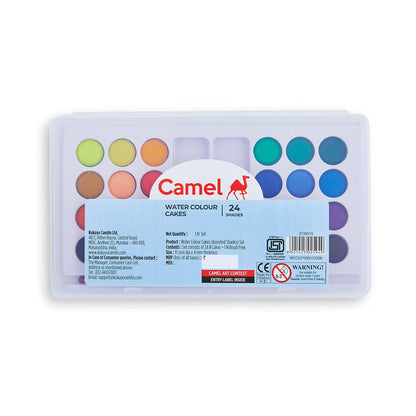 Camel Water Colour Cakes 24 Shades