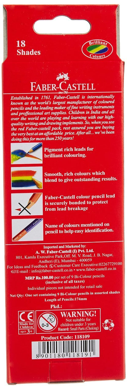 FaberCastell BiColour Pencils9