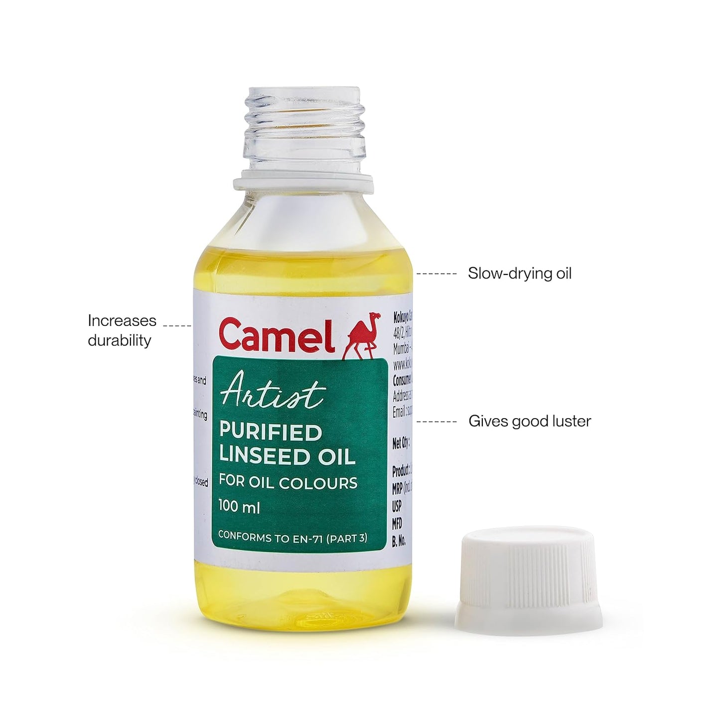 Camel Artist Purified Linseed Oil 100 ml