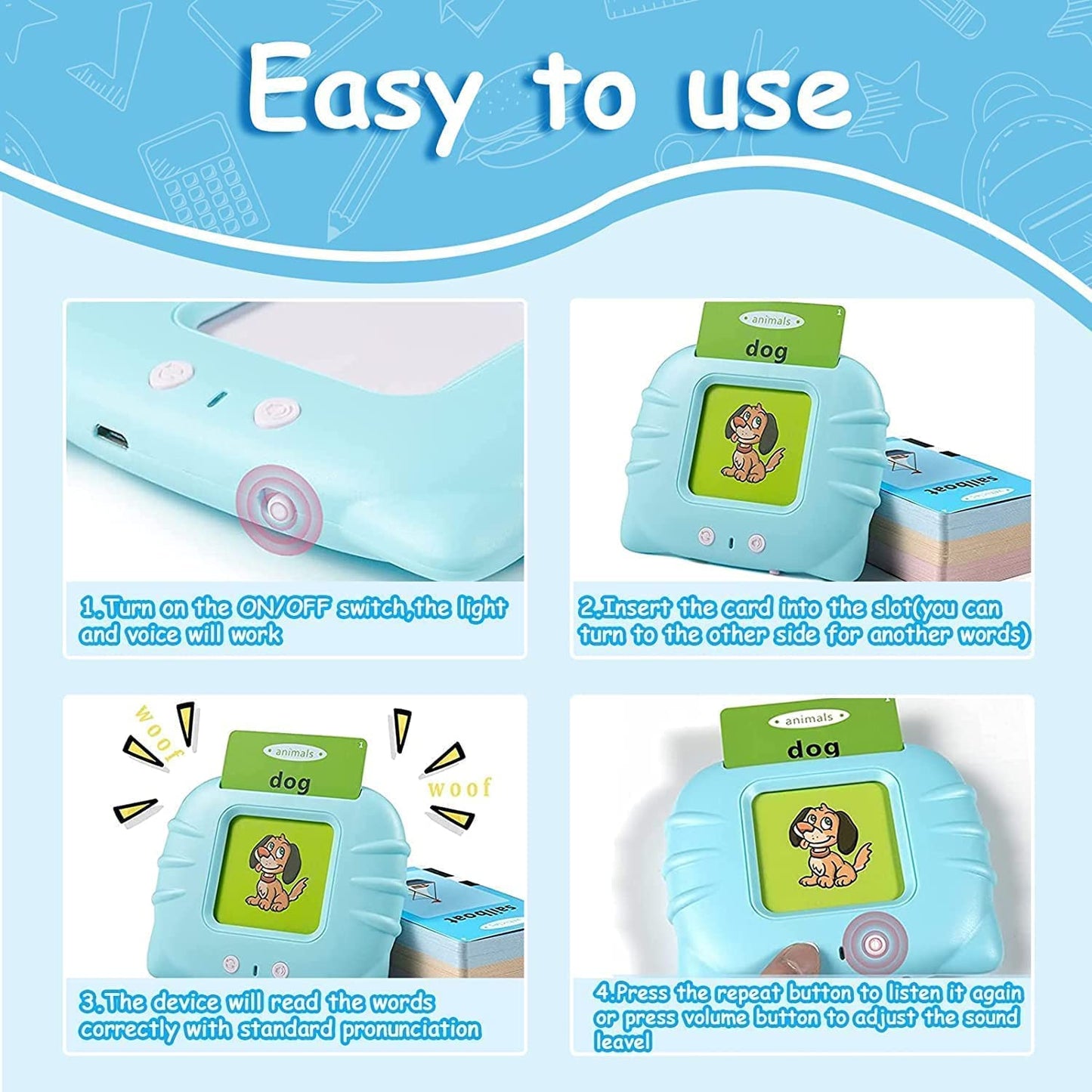 Children Voice Flash Cards