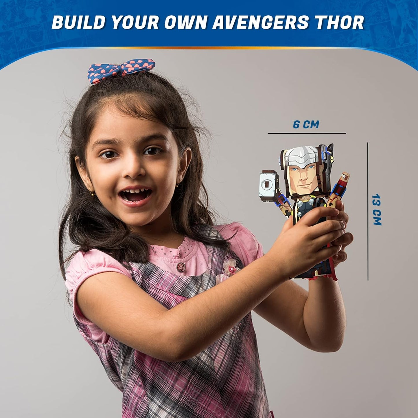 Skillmatics Buildables Thor Action Figure