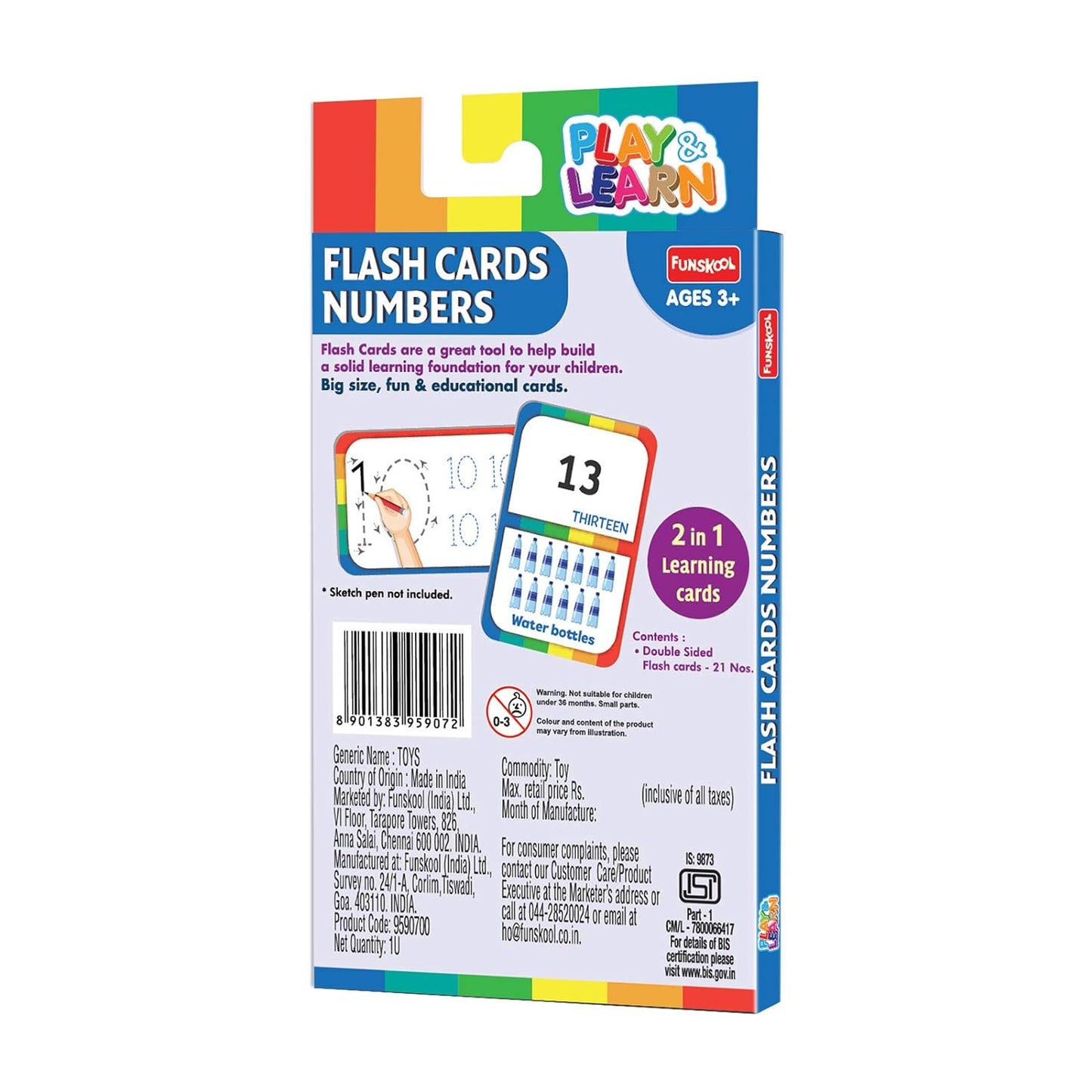 Funskool Flash Card Numbers