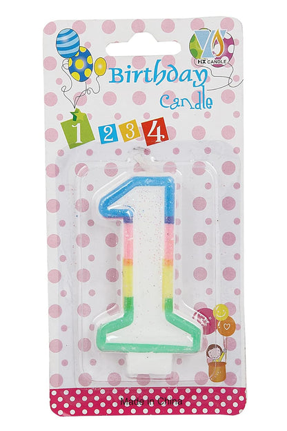 Birthday Number Candle 1