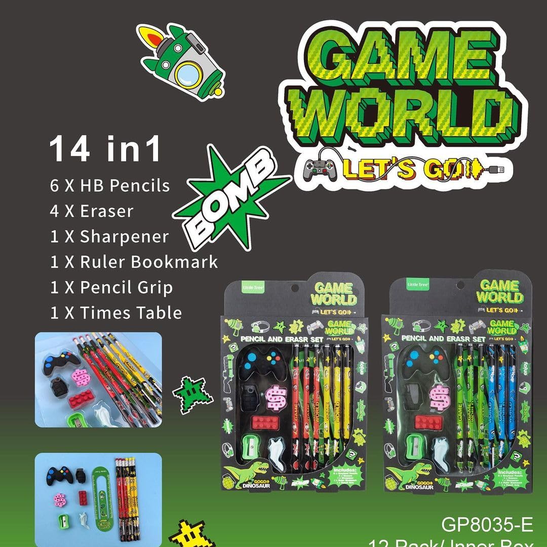 13 in 1 World Game Stationery Set