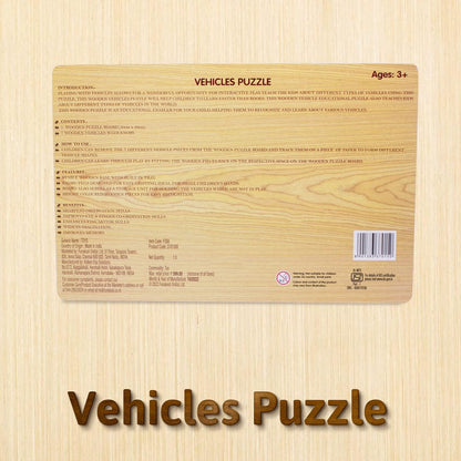 Funskool Vehicle wooden puzzle